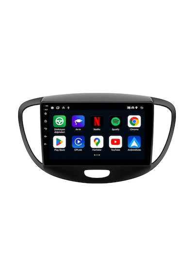 Hyundai İ10 2008-2012 Android Multimedya Carplay Android Auto Navigasyon Kameralı 8gb Ram 64gb 9"