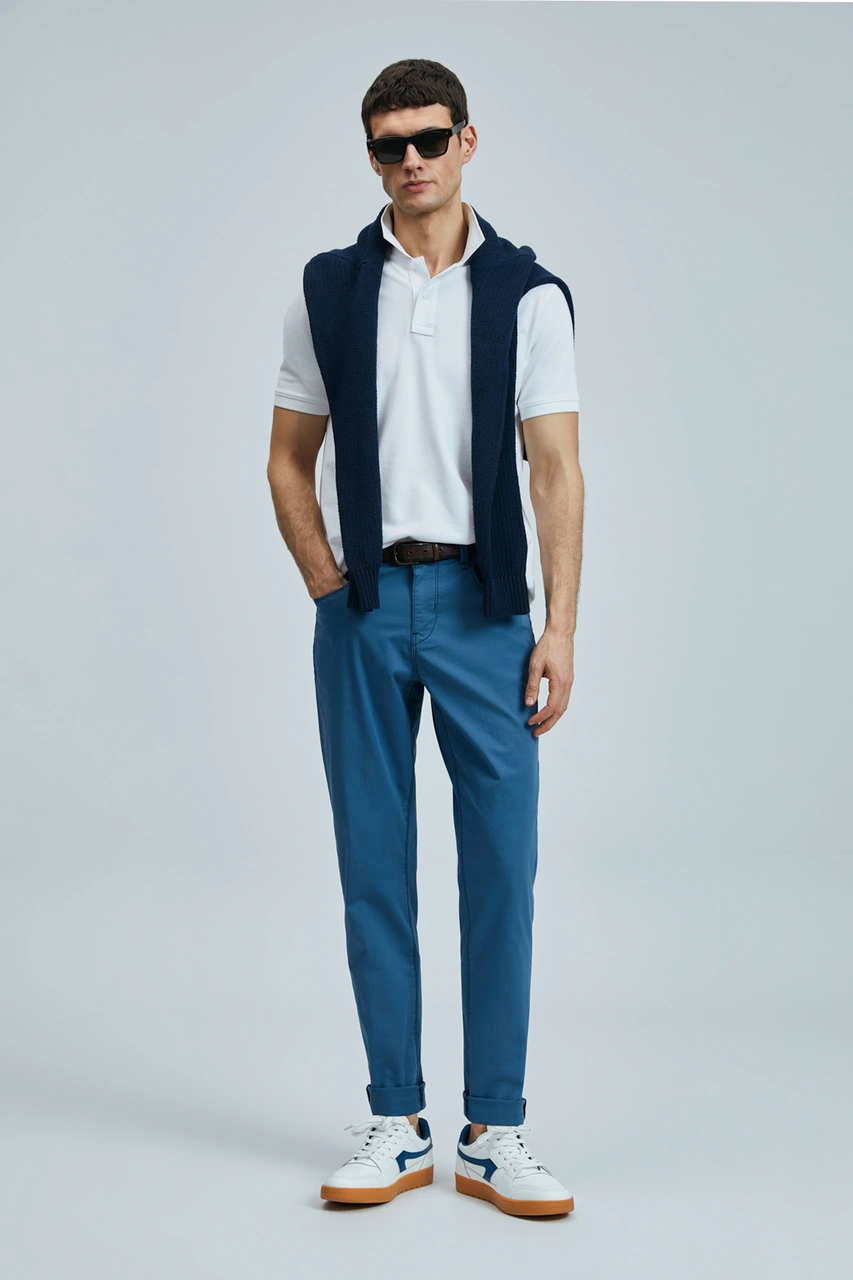 Lufian Helt Spor 5 Cep Erkek Pantolon Slim Fit Mürekkep Lacivert Mürekkep Lacivert 111190347100290 Mürekkep Lacivert