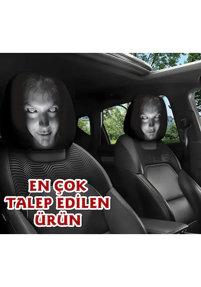 Dekoratif Oto Başlık Kılıfı / Maske 2'li