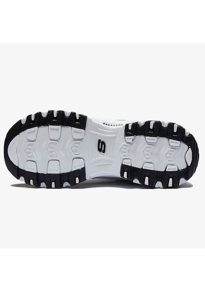 Skechers Beyaz Kadın D'lıtes Spor Ayakkabı 13148-wbk Siyah