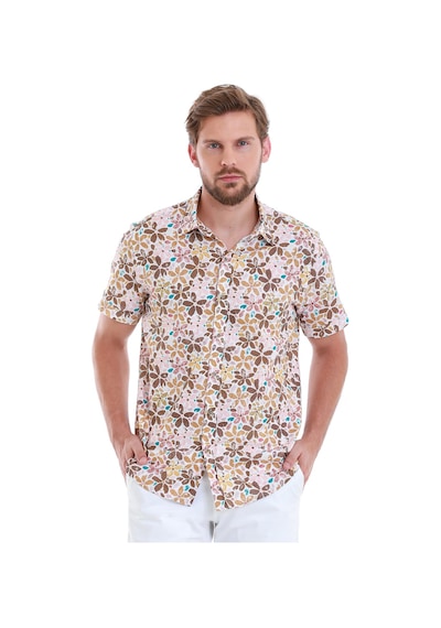 Hatemoğlu Kahverengi Comfort Fit Baskılı 100% Pamuk Slim Yaka Kısa Kollu Gömlek 24d190000006 172 Kahverengi Hatemoğlu Kahverengi Comfort Fit Baskılı 100% Pamuk Slim Yaka Kısa Kollu Gömlek 24d190000006 172 Kahverengi