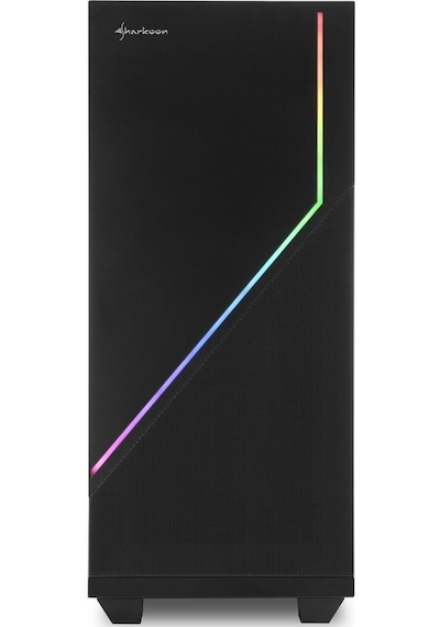 Sharkoon Flow RGB USB 3.0 Mid Tower ATX Bilgisayar Kasası Siyah