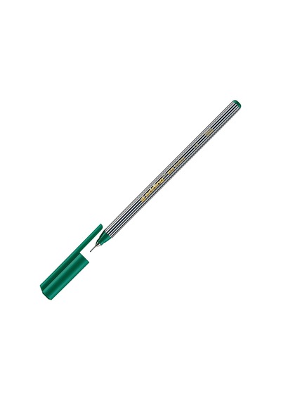 Edding İnce Uçlu Keçeli Kalem 0.4 Mm Yeşil Ed55 Çok Renkli