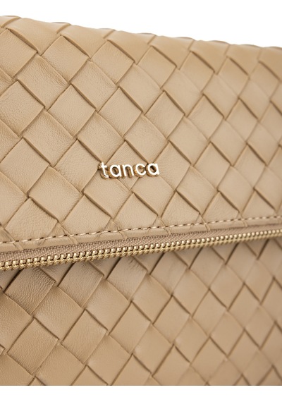 Tamer Tanca Kadın Suni Deri Vizon Clutch Çanta 921 7482-b Bn Cnt Sk26-27 Vızon Orgu