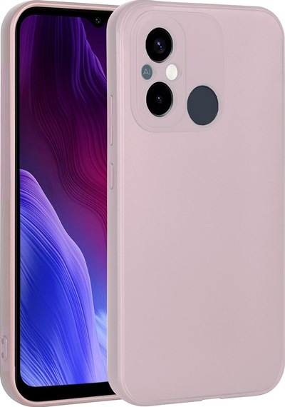 Xiaomi Redmi 12c Kılıf Zore Premier Silikon Kapak Rose Gold
