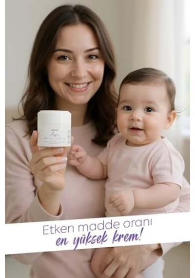 Bebek Pişik Önleyici Krem 50 Ml %15 Çinko Oksitli, Bitkisel Nemlendirici Ve Koruyucu 2 Paketi