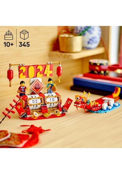 LEGO® Festival Takvimi 40678 – 10 Yaş ve Üzeri Çocuklar için Yeni Ay Yılı Temalı Oyuncak Yapım Seti