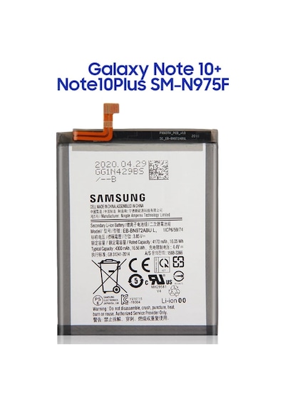 Samsung Galaxy Uyumlu Note 10 Plus  Kalitesinde Batarya Pil - Sm-n975  Kalitesinde Batarya