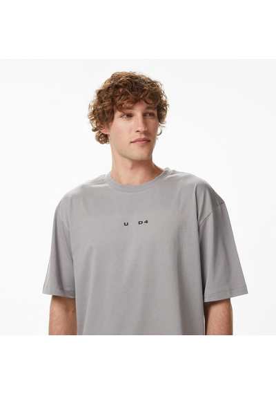 Unıted4 Regular Fit Erkek Gri T-shirt Yutot