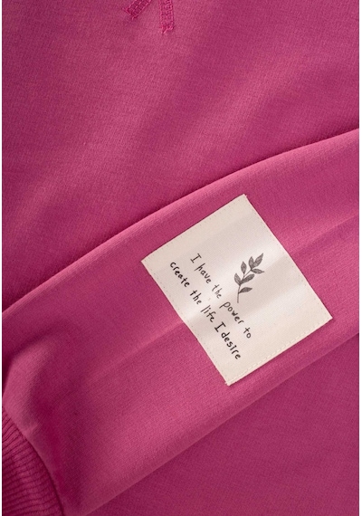 Cigit Kadife Taytlı Sweatshirt Takım 2-10 Yaş Fuşya Fuşya