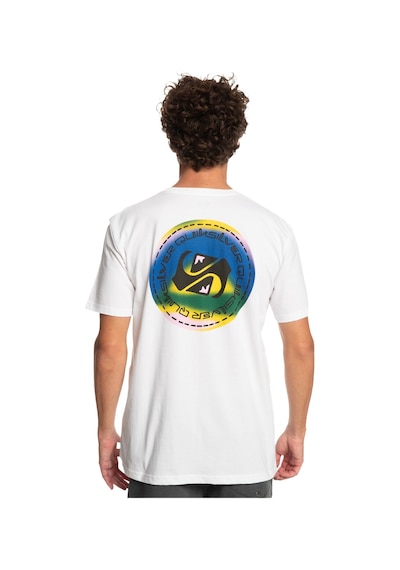 Quiksilver Colour Flow Erkek Tişört Beyaz