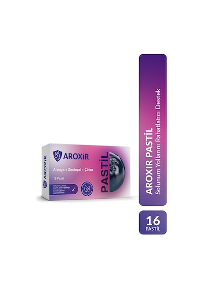 Aroxir Aronya Zerdeçal Çinko 16 Pastil