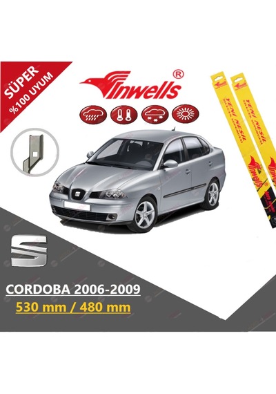 Seat Cordoba İnwells Muz Silecek Takımı 2006-2009