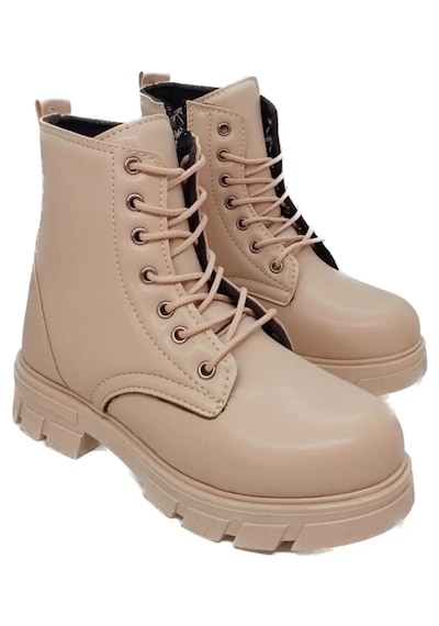 Meliten Kids Unisex Kız Erkek Kaymaz Taban Soğuk Geçirmez Sıcak Tutan Çocuk Kı Krem