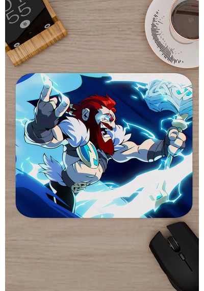 Brawlhalla Kaymaz Dikişli Kauçuk Oyuncu Mousepad V2 - 22x18 Gaming Mouse Pad Fare Altlığı