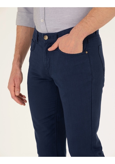 Pierre Cardin Erkek Lacivert Pantolon Kanvas-chino 50268095-vr033 Lacivert