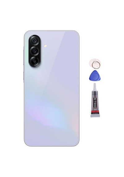 Samsung A36 Pembe Uyumlu Arka Kapak Batarya Kapağı Pil Kapağı Yapışkan Ve Sökme Aparatıyla Beraber Full Set Pembe