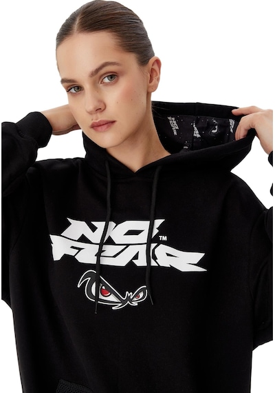 No Fear Kadın Kapüşonlu Sweatshirt Ben.72483 SiYAH