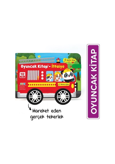 Oyuncak Kitap - İtfaiye Gerçek Tekerlekli
