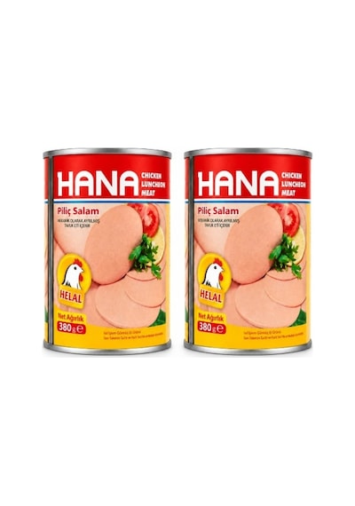 Hana Konserve Piliç Salam 380 G X2 Adet