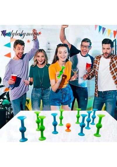 Pop Dart Vakum Molekül Pop Dart Oyunu 12 + 2 Parça Popit Dart