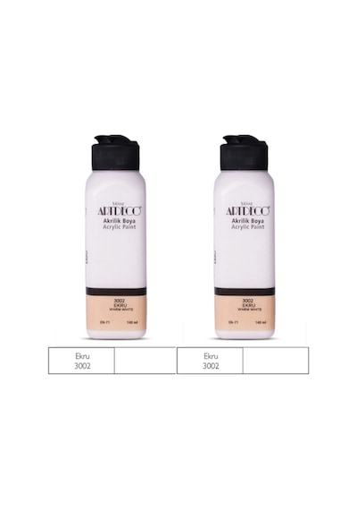 2 Li Akrilik Boya 140 Ml Renk Seçmeli Canlı Ve Pastel 3002 - Ekru
