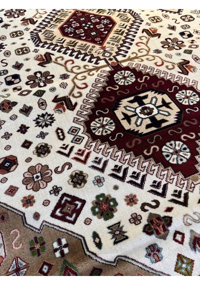 Asaryün Halı Ipek H4320ac Krem Ipeksi Geleneksel Renkli Göbekli Klasik Desen Salon Halısı Modern Renkli Asaryün Halı Ipek H4320ac Krem Ipeksi Geleneksel Renkli Göbekli Klasik Desen Salon Halısı Modern Renkli