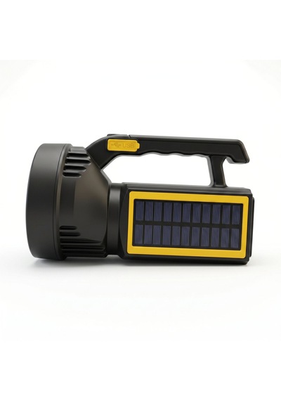 Panther Pt-6214 Usb Şarjlı Solar El Feneri Siyah