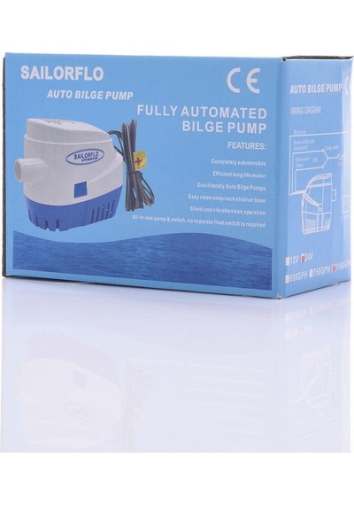 Sailorflo Otomatik Sintine Pompası 1100GPH 24V 2A