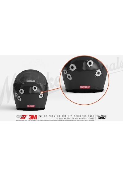 Bay Etiket Msl10 Kursun Delikleri Sticker 5Li Set