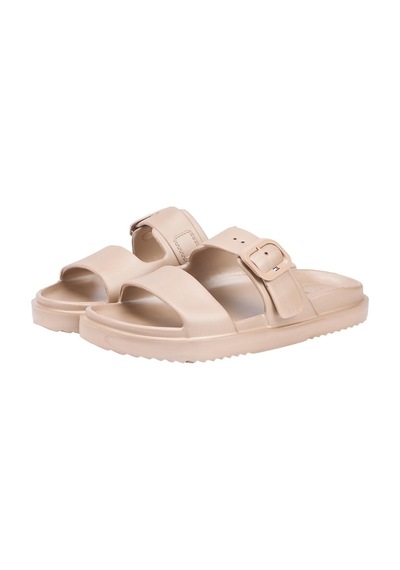 Tommy Hilfiger Kadın Double Strap Sandal Pearl Terlik Fw0fw091140ht Altın