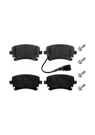 FREN BALATASI FISLI ARKA T5 1.9 TDI 17.50mm 2003-2011 - 7H0698451B