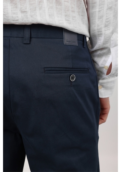 İmza Lacivert Yan Cep Comfort Fit Pamuklu Chino Pantolon 1003260172