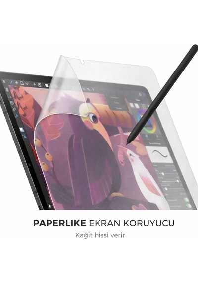 Samsung Galaxy Uyumlu Tab S9 Fe - S10 Fe Ekran Koruyucu Paperlike Kağıt Hissi Kalemle Uygun