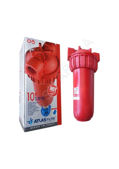 Atlas 10 İnç Hot 3Ph Tekli Sıcak Su Filtre Housingi
