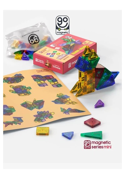 Mini Magnetic Blok Seyahat Tipi Cep Boy Manyetik Oyuncak 39 Parça