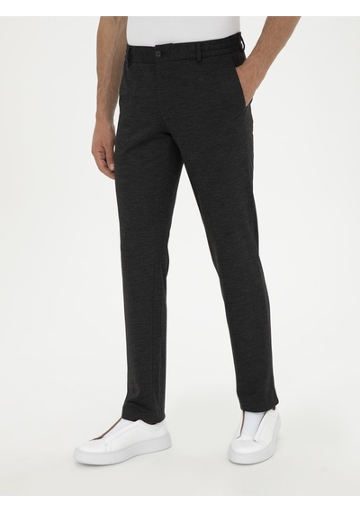 Cacharel Siyah Slim Fit Yün Karışımlı Pantolon Cacharel Siyah Slim Fit Yün Karışımlı Pantolon