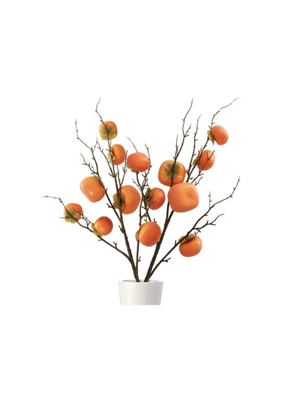 Yapay Meyve Cennet Hurması Fruit Tropik Meyve 12 7cm 1adet