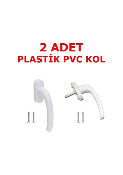Tr Pvc Pencere Ve Kapı Kolu Beyaz 2 Adet