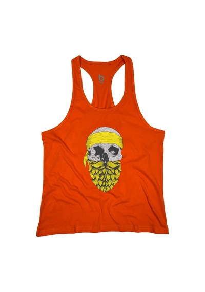 Bluu Arphax Fitness Gym Tank Top Sporcu Atleti Turuncu