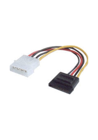 Digitus Ak-430300-002-M 0.15 Mt Ide 4 Pin To Mollex Sata 15 Pin G