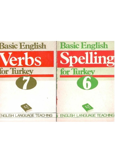 Basic English For Turkey Usage - Small Talk - Practical Grammar - Idioms - Tenses - Spelling - Verbs Tam Takım 7 Kitap