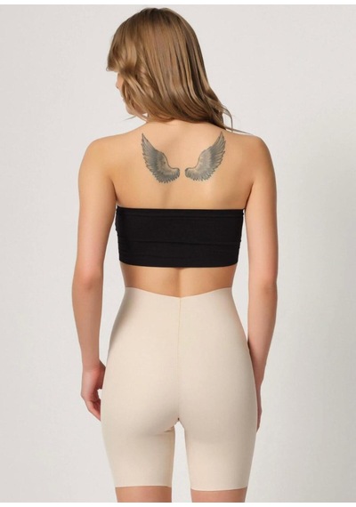 Fit Women Lazer Kesim Etkili Paçalı Korse 4401 Ten