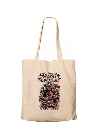 Slaughter To Prevail Skull Krem Kanvas Bez Çanta Krem