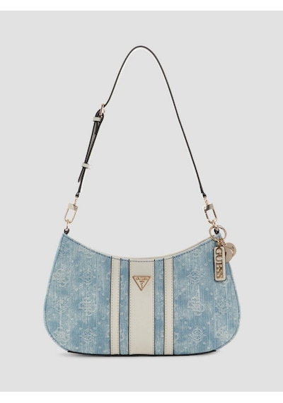 Guess Denim Logo Noelle Iı Omuz Çantası-dl967218 Mavi
