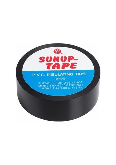 Sunup Sn-27918 Siyah 0.13x18mm İzole Pvc Elektrik Yalıtım Bant 5'li Paket