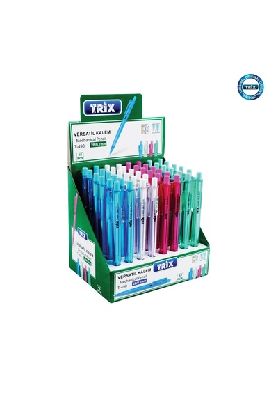 Trix Pastel Renk Versatil Kalem 4 Adet Karışık Çok Renkli
