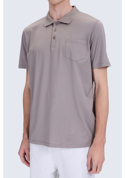 Hatemoğlu Vizon Regular Fit Polo Yaka 100% Pamuk Merserize Tişört