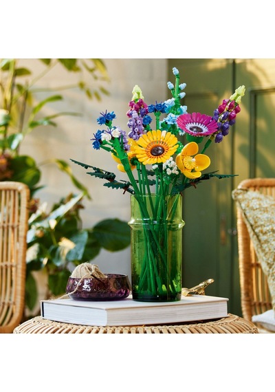 Botanicals Kır Çiçekleri Buketi 10313 Yetişkinler İçin 8 Tür Kır Çiçeği İçeren Dekoratif Model Yapım Seti 939 Parça