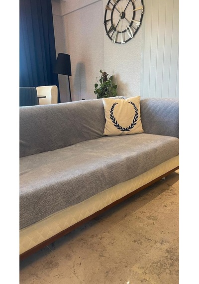 Mulberry Gri Wellsoft Koltuk Örtüsü 220x230 Gri Diğer